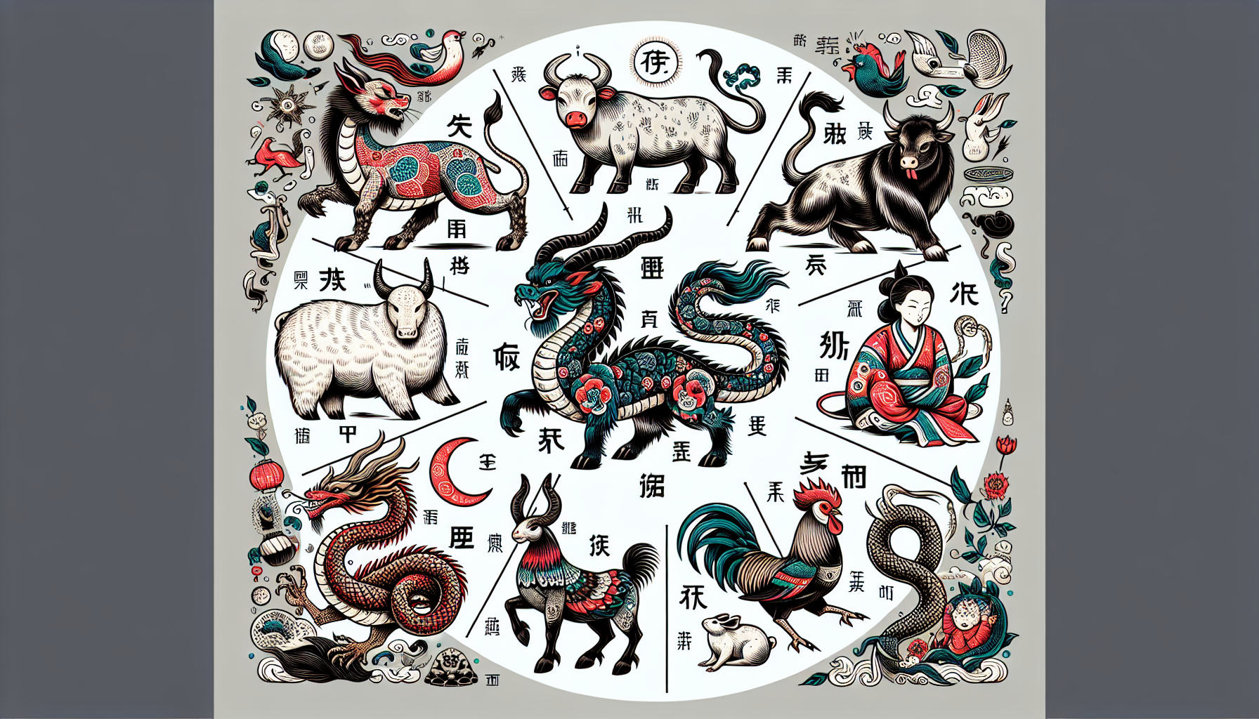 動物占い 相性 一覧表の見方は？12動物と角度差で早わかり