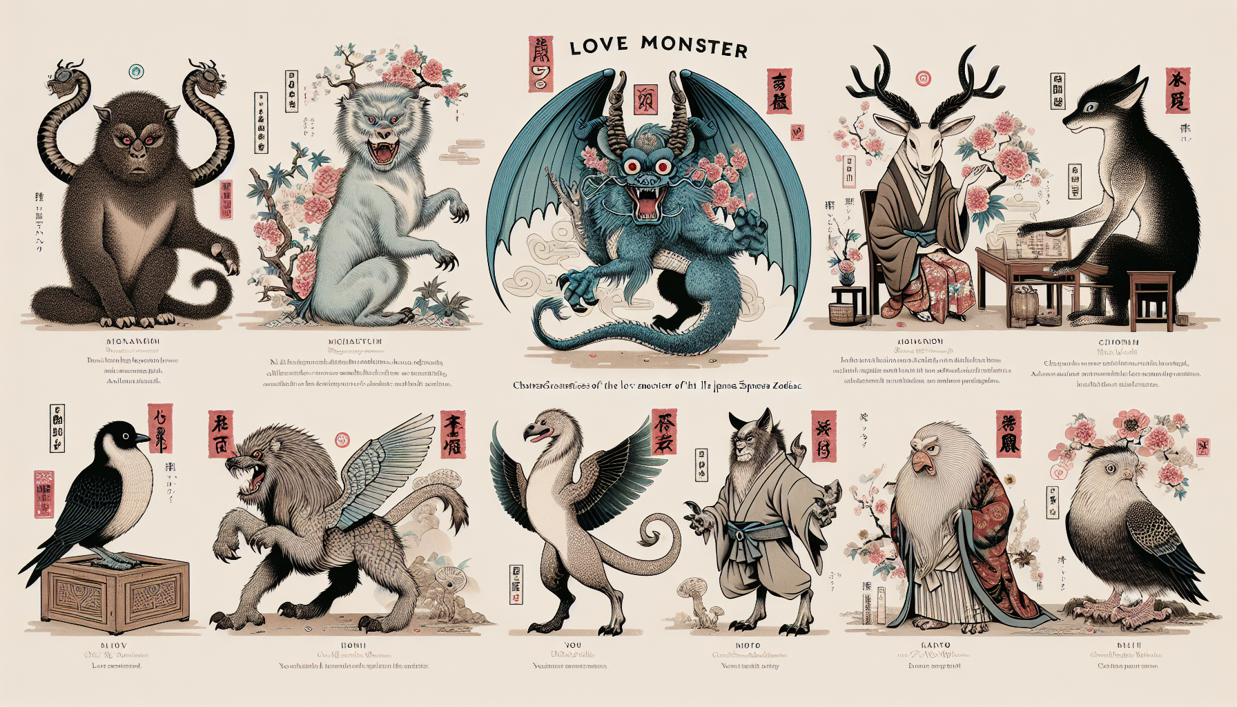 動物占い 恋愛モンスターの特徴7選？恋の傾向と相性を解説