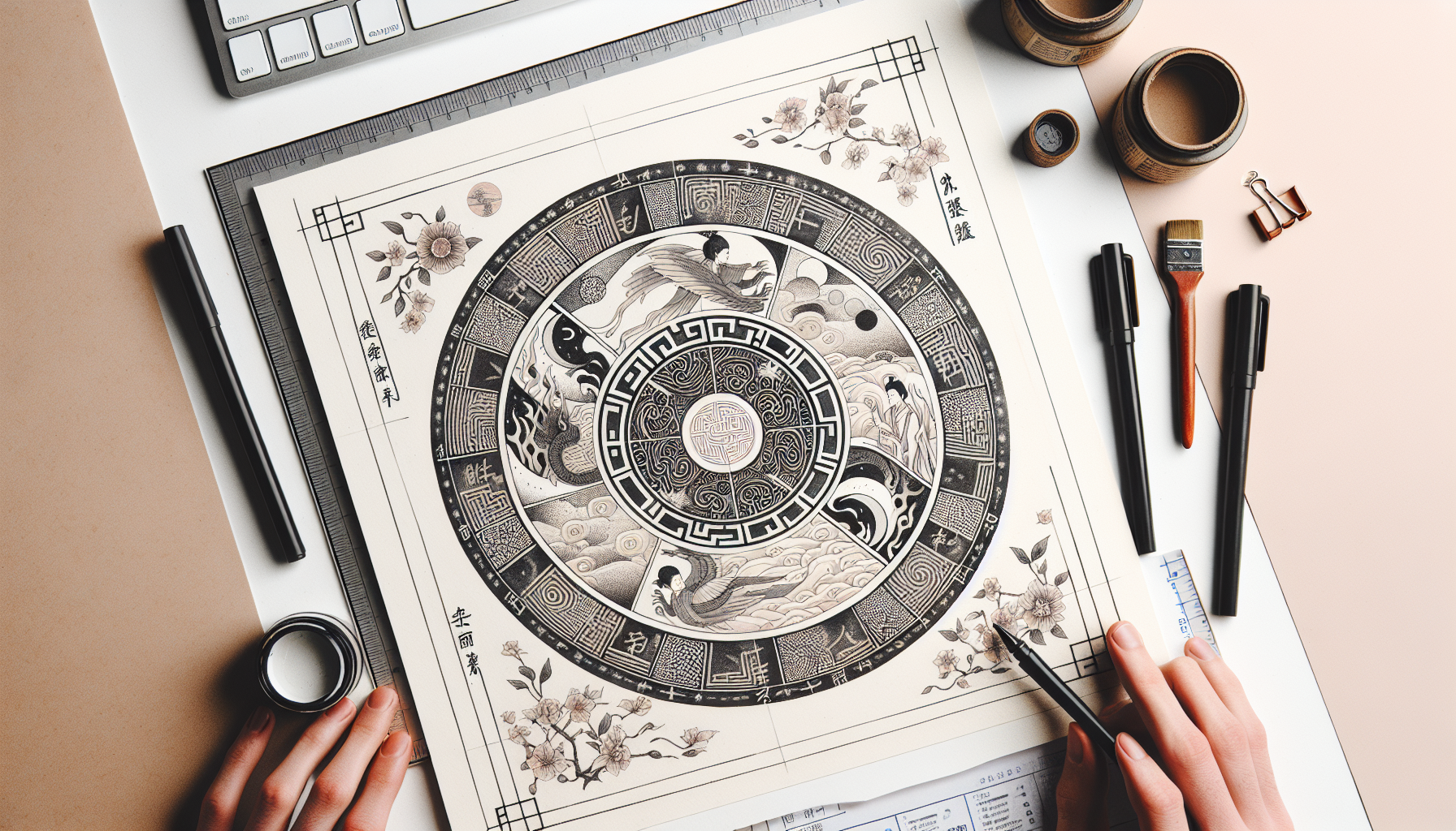 友人相性は「日主」と「五行の作用」を軸に見るのが要点です