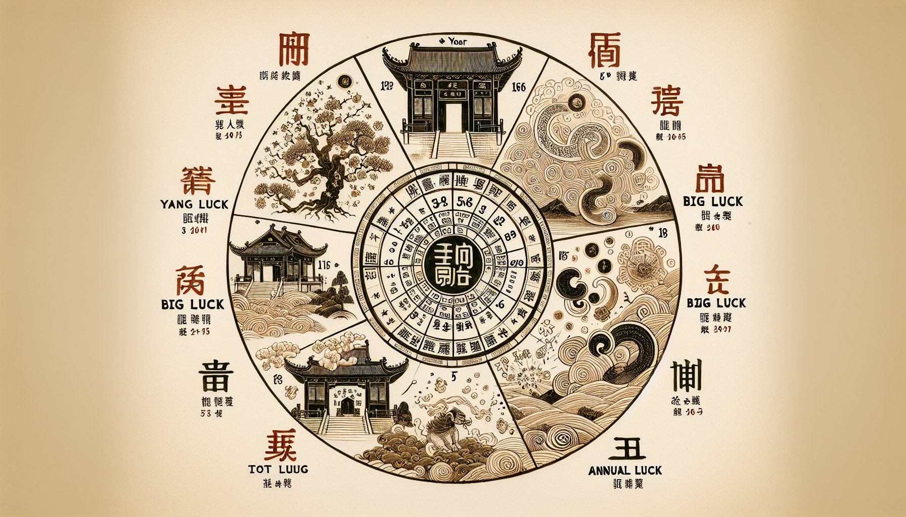 4つの柱と大運・年運が「将来の読み解き」を支えます