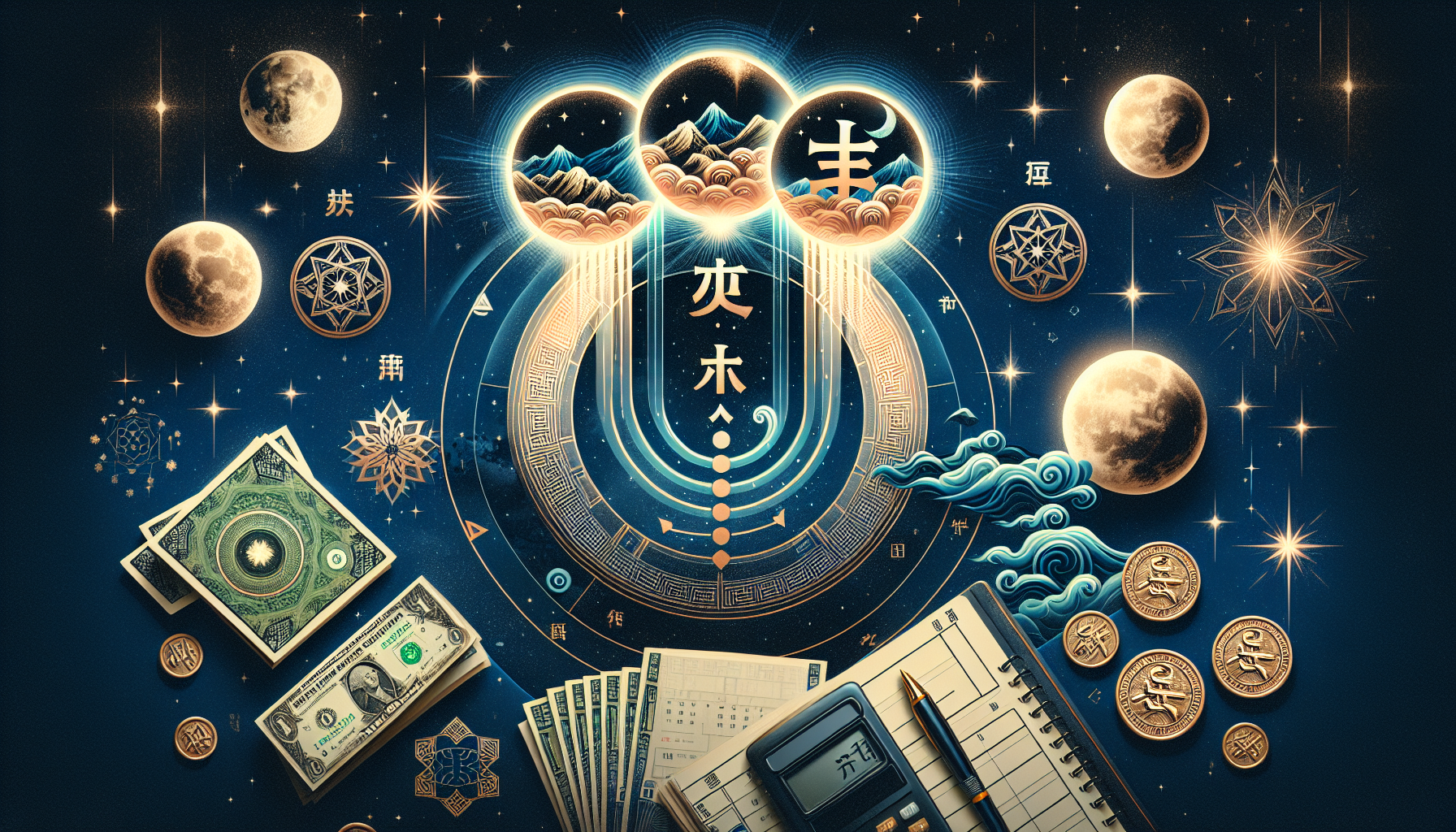 「お金に縁がない」は命式の固定運命ではないと考えられます