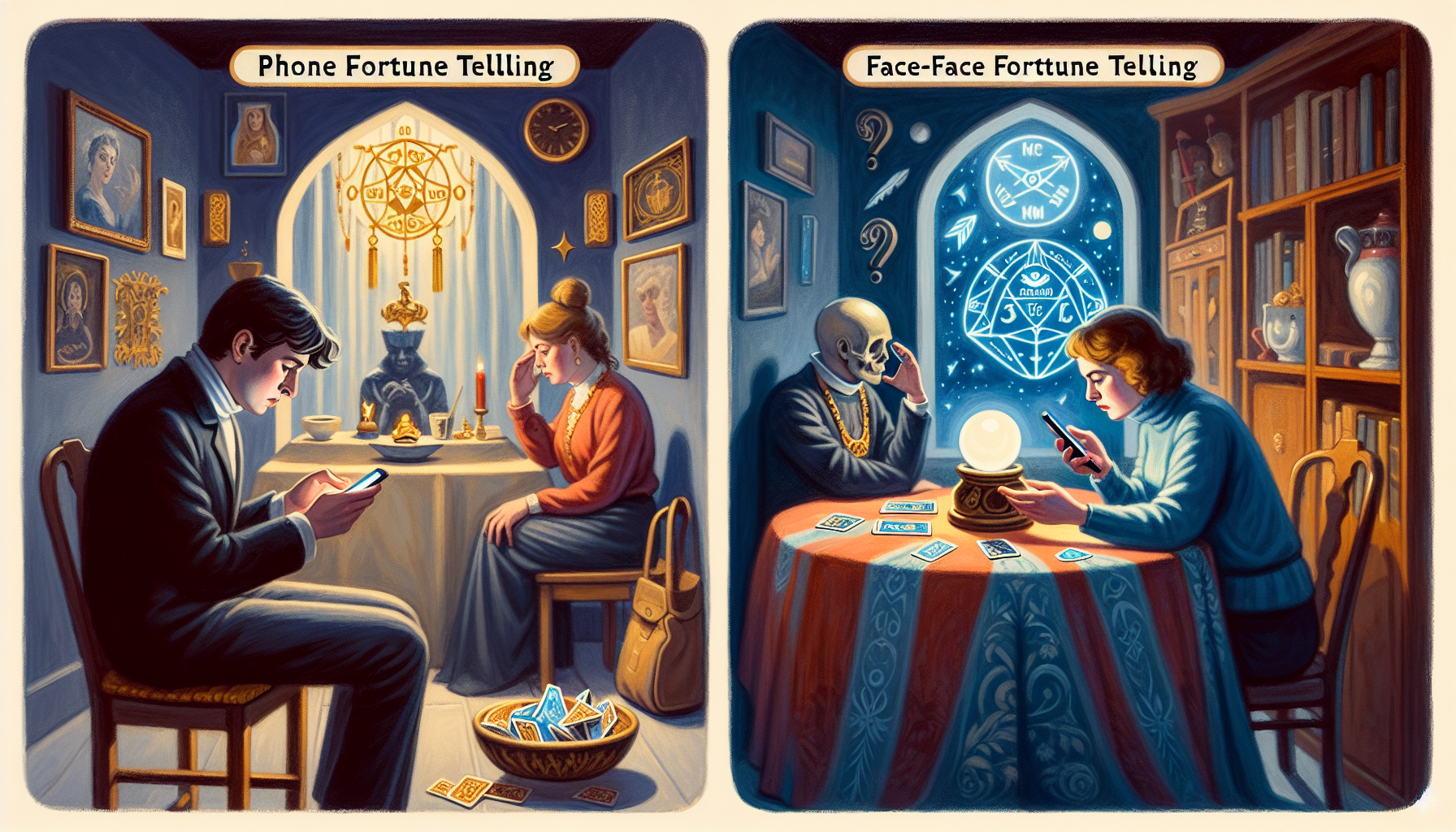 電話占いは「今すぐ・人目を避けて」対面占いは「じっくり・納得重視」が向きます