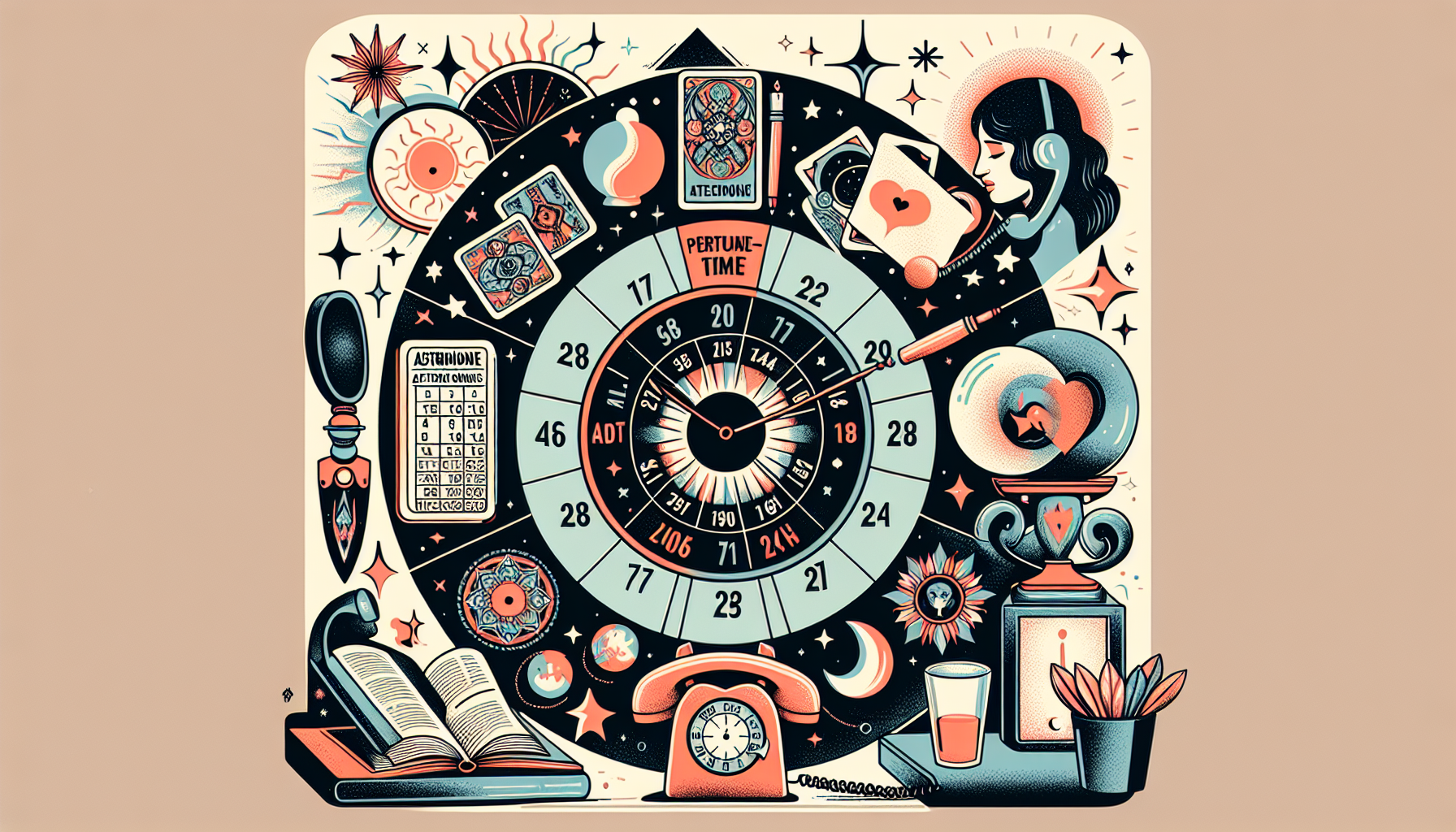 電話占いの時間帯は「深夜が有利」とは限らないです