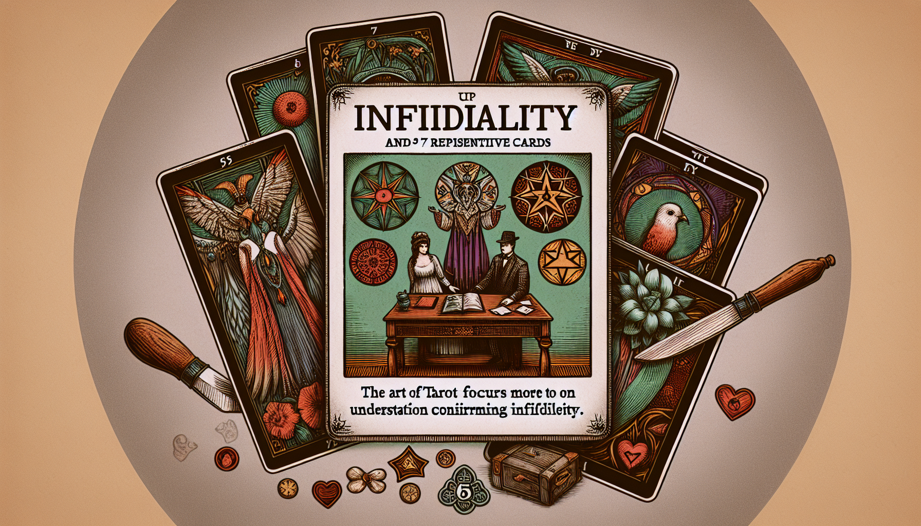 タロットは「浮気の断定」より「状況の理解」に向く占いです