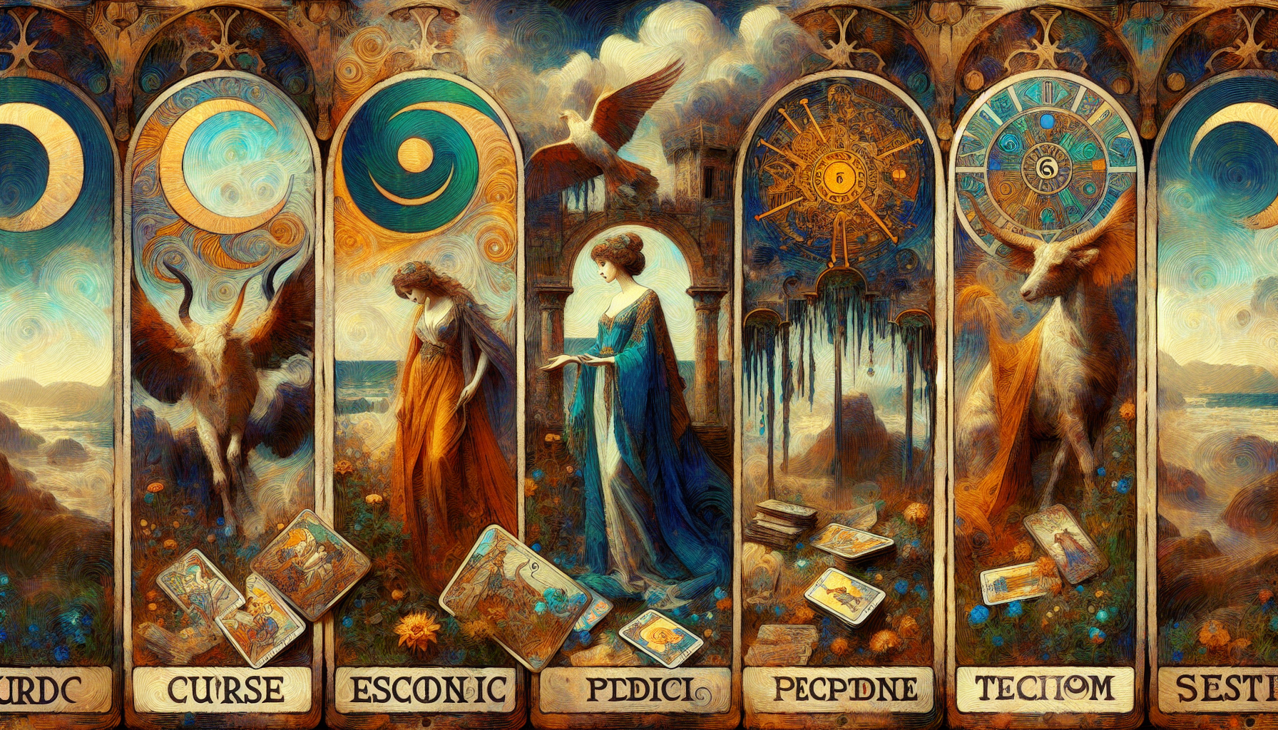 タロット占いの「呪い」は心理的サインとして読むのが基本です